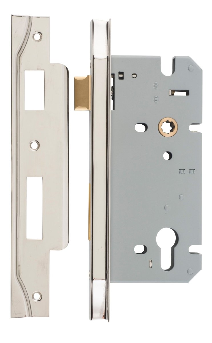 IVER 85mm Euro Rebated Mortice Lock – 45mm and 60mm Backset - Entry - Point - 6093 - Iver