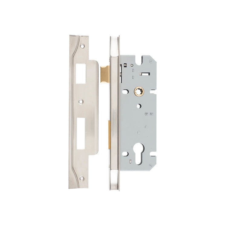 IVER 85mm Euro Rebated Mortice Lock – 45mm and 60mm Backset - Entry - Point - 6100 - Iver