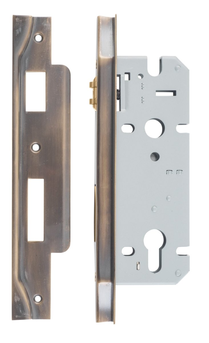 IVER 85mm Euro Rebated Roller Mortice Lock – 45mm & 60mm Backset - Entry - Point - 6040 - Iver