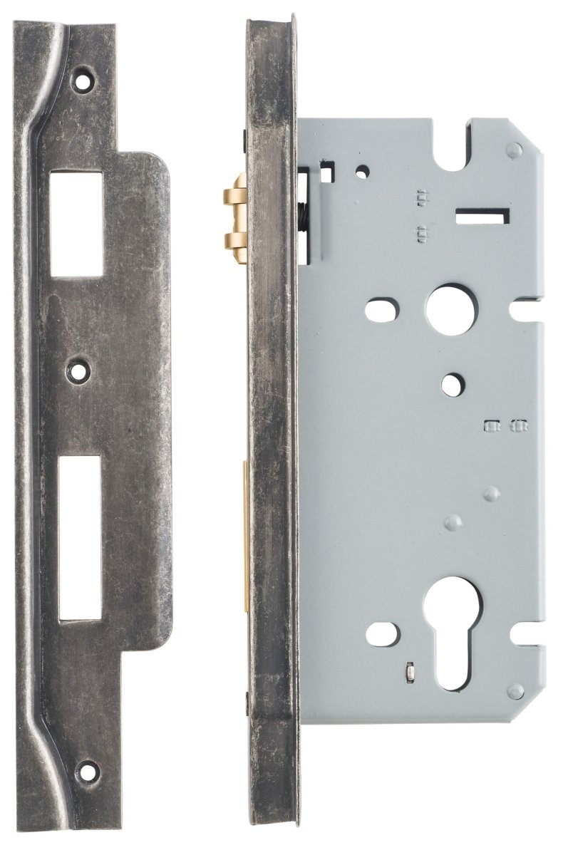 IVER 85mm Euro Rebated Roller Mortice Lock – 45mm & 60mm Backset - Entry - Point - 6089 - Iver