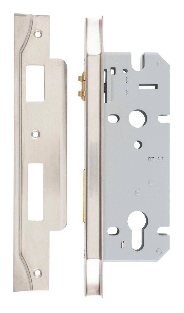 IVER 85mm Euro Rebated Roller Mortice Lock – 45mm & 60mm Backset - Entry - Point - 6104 - Iver