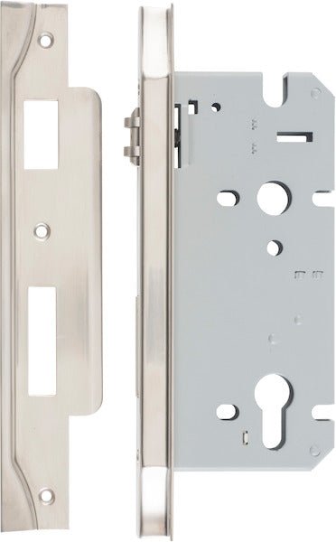 IVER 85mm Euro Rebated Roller Mortice Lock – 45mm & 60mm Backset - Entry - Point - 6105 - Iver