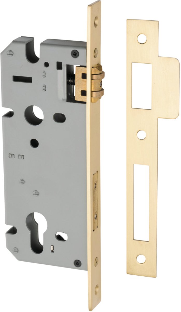 IVER 85mm Euro Roller Mortice Lock – 45mm and 60mm Backset - Entry - Point - 17165 - Iver