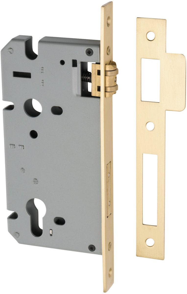 IVER 85mm Euro Roller Mortice Lock – 45mm and 60mm Backset - Entry - Point - 17166 - Iver