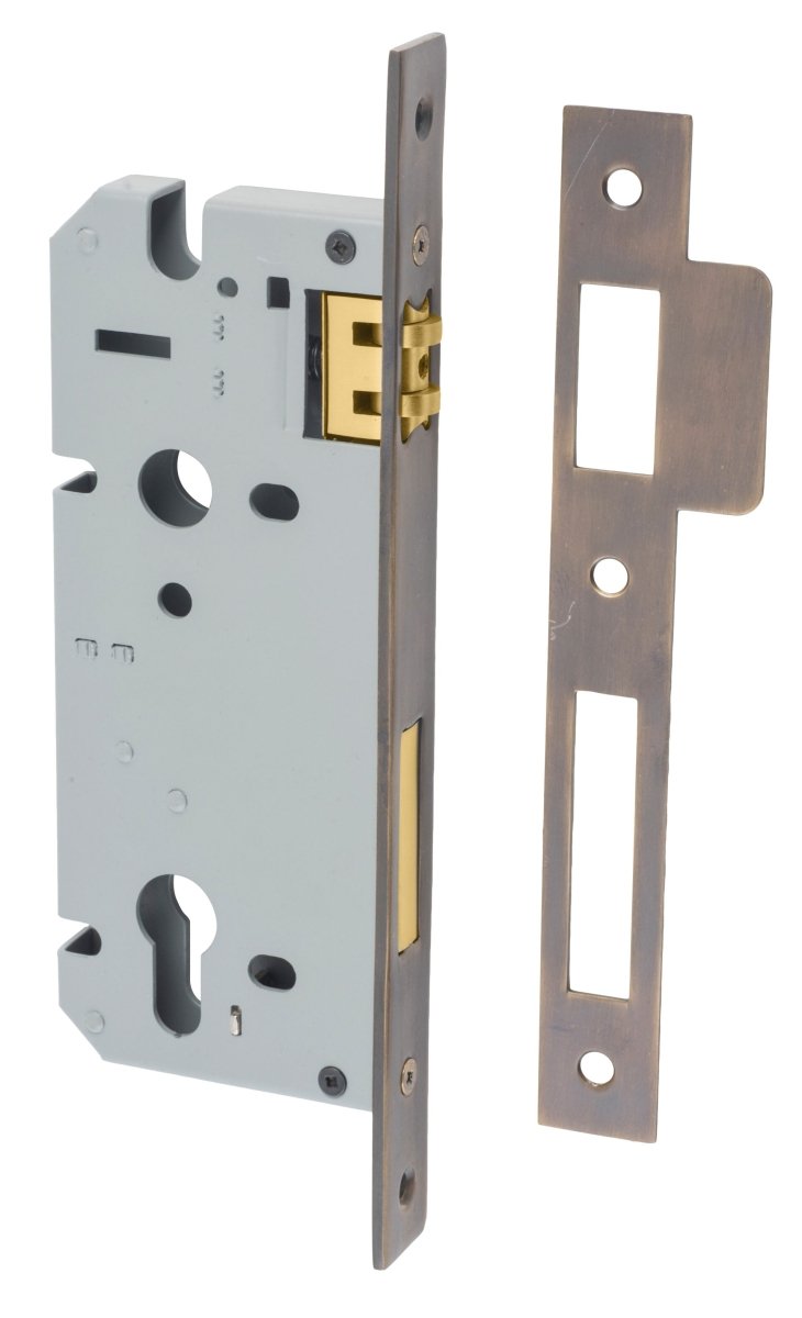 IVER 85mm Euro Roller Mortice Lock – 45mm and 60mm Backset - Entry - Point - 6038 - Iver