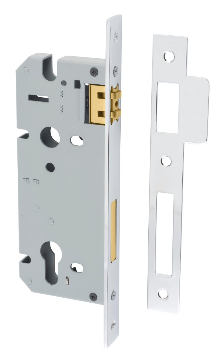 IVER 85mm Euro Roller Mortice Lock – 45mm and 60mm Backset - Entry - Point - 6054 - Iver