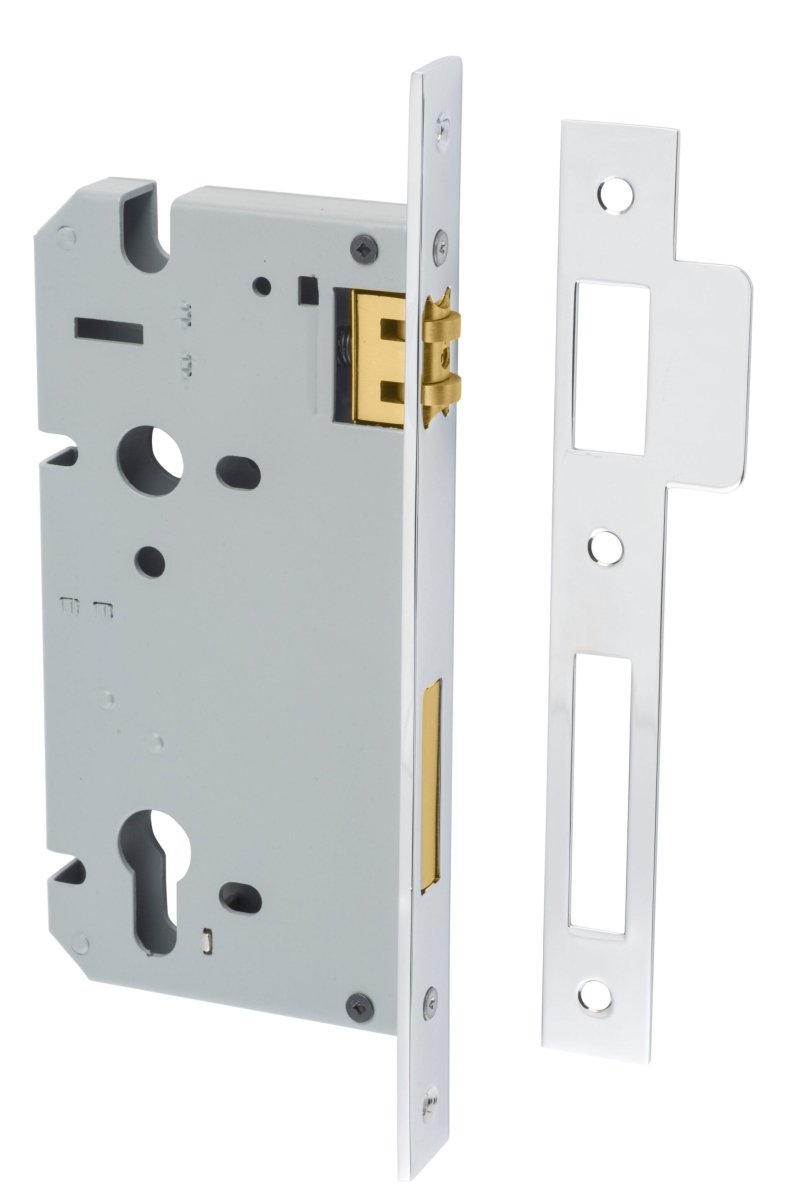 IVER 85mm Euro Roller Mortice Lock – 45mm and 60mm Backset - Entry - Point - 6055 - Iver