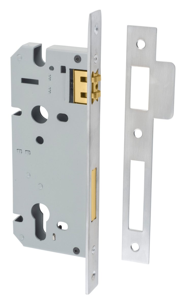 IVER 85mm Euro Roller Mortice Lock – 45mm and 60mm Backset - Entry - Point - 6062 - Iver