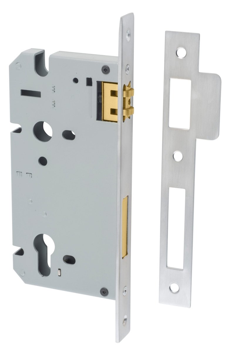 IVER 85mm Euro Roller Mortice Lock – 45mm and 60mm Backset - Entry - Point - 6063 - Iver