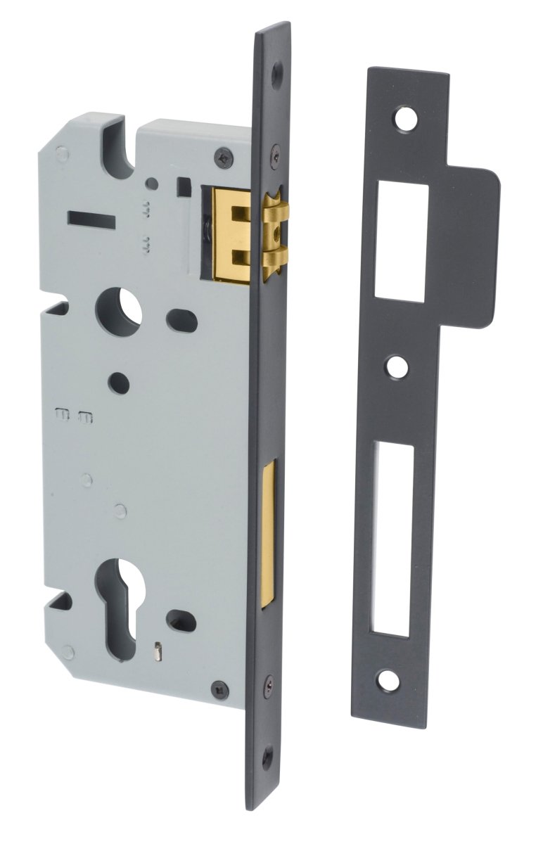 IVER 85mm Euro Roller Mortice Lock – 45mm and 60mm Backset - Entry - Point - 6070 - Iver