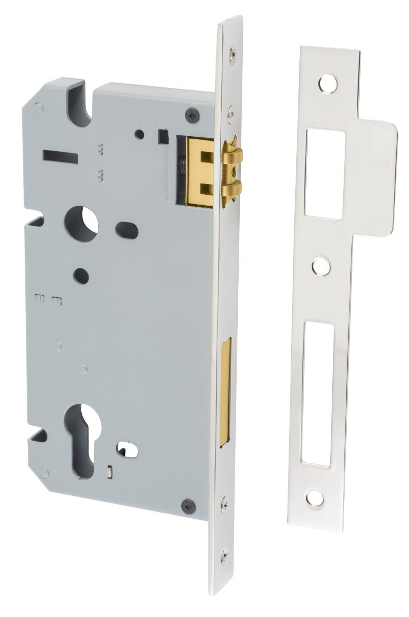 IVER 85mm Euro Roller Mortice Lock – 45mm and 60mm Backset - Entry - Point - 6095 - Iver