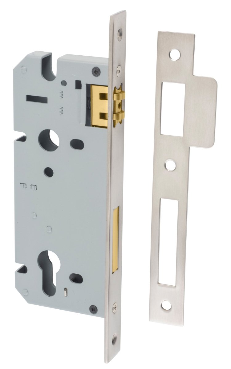 IVER 85mm Euro Roller Mortice Lock – 45mm and 60mm Backset - Entry - Point - 6102 - Iver