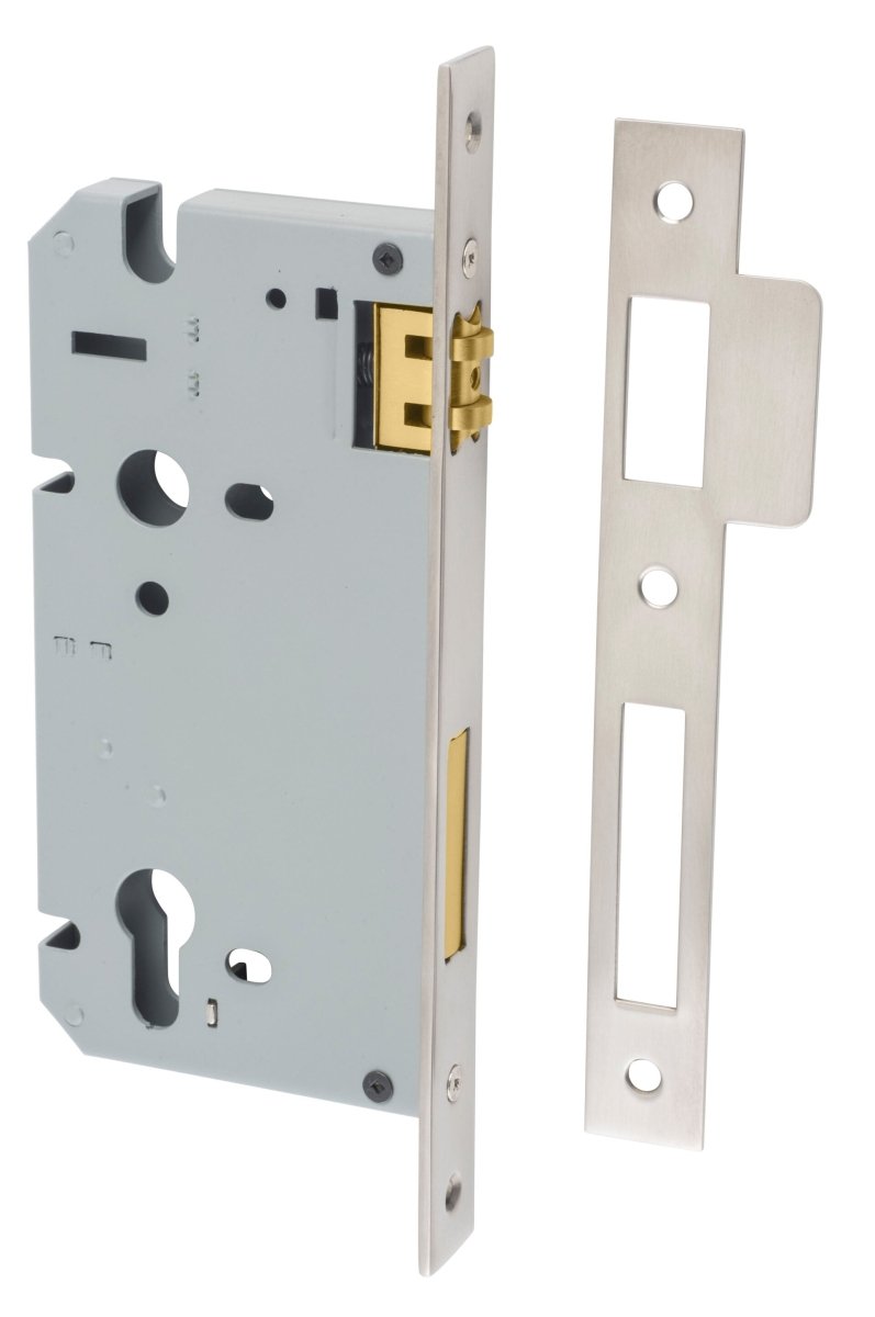 IVER 85mm Euro Roller Mortice Lock – 45mm and 60mm Backset - Entry - Point - 6103 - Iver
