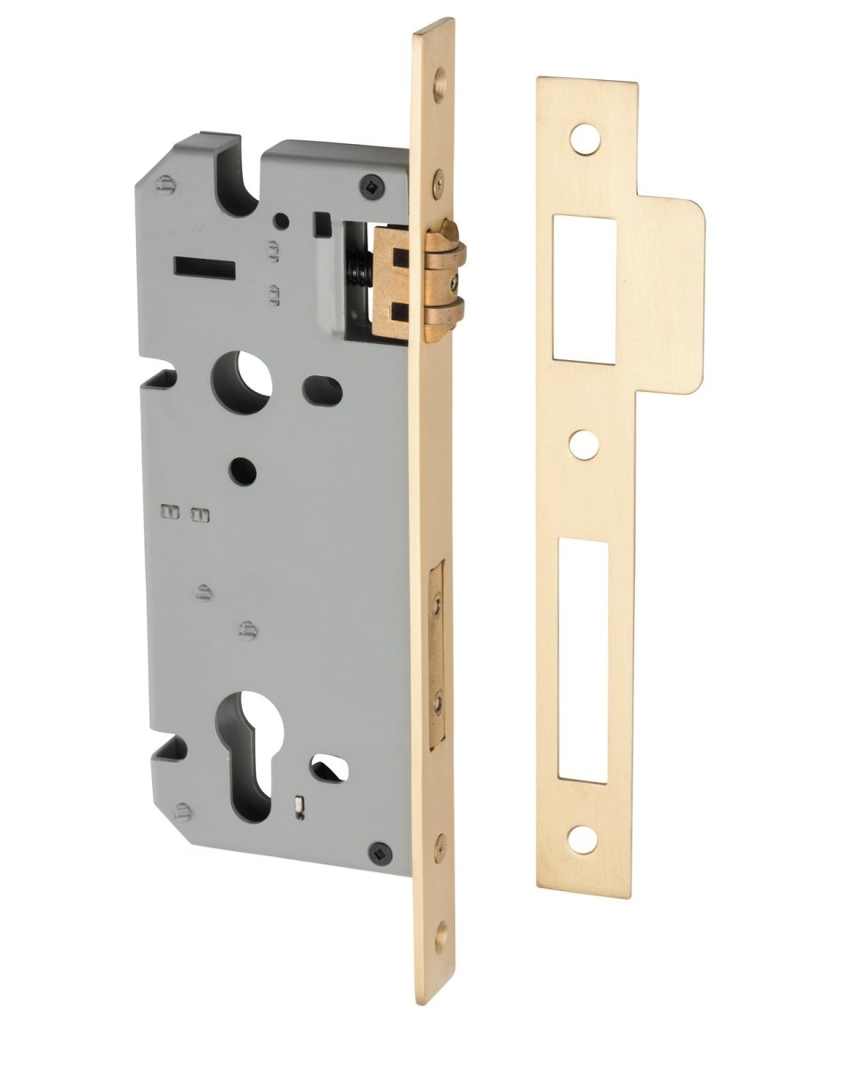 IVER 85mm Euro Roller Mortice Lock – 45mm and 60mm Backset - Entry - Point - 6110 - Iver