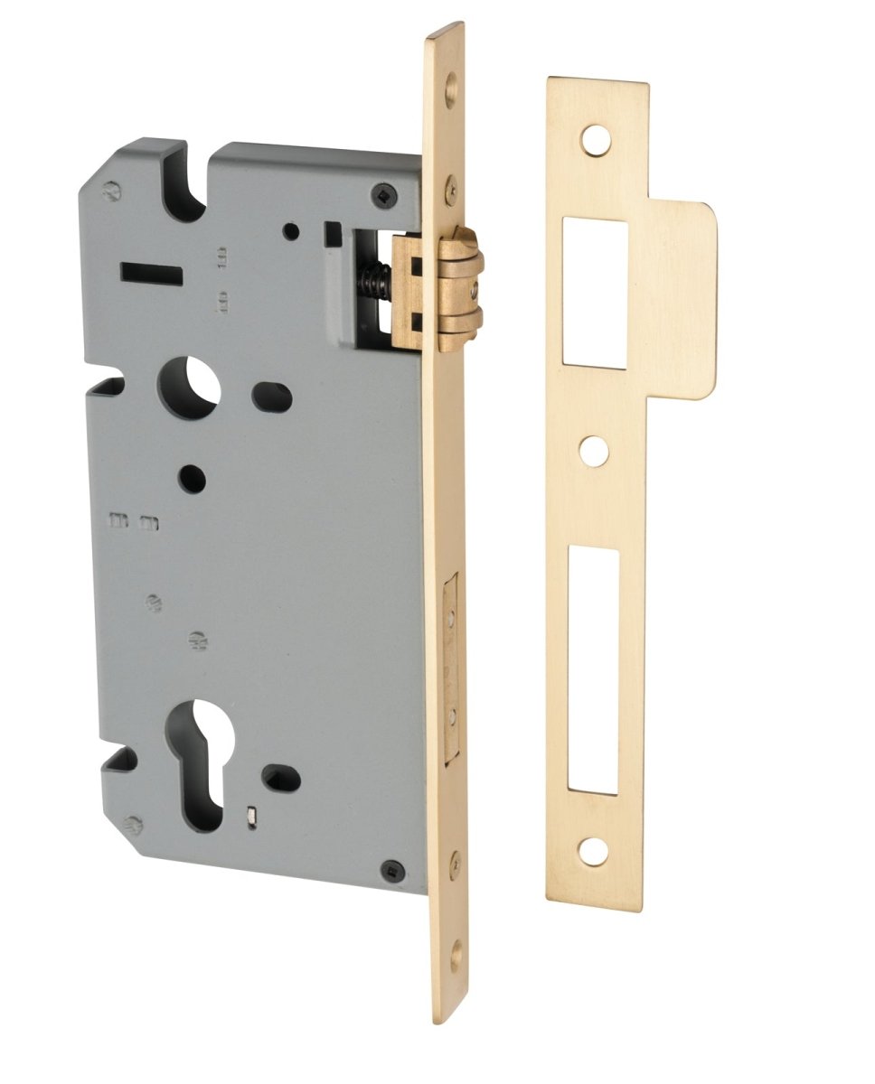 IVER 85mm Euro Roller Mortice Lock – 45mm and 60mm Backset - Entry - Point - 6111 - Iver