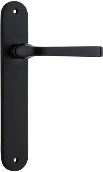 IVER Annecy Solid Brass Oval BackPlate Door Handle – Multiple Finishes Available - Entry - Point - 12732 - Iver