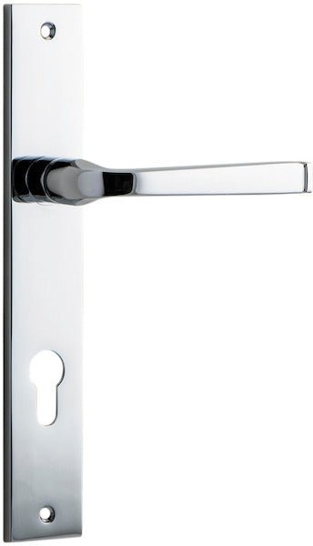 IVER Annecy Solid Brass Rectangular Door Handle – Multiple Finishes Available - Entry - Point - 11708E85 - Iver