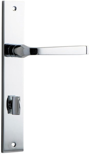 IVER Annecy Solid Brass Rectangular Door Handle – Multiple Finishes Available - Entry - Point - 11708P85 - Iver