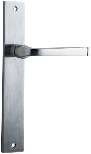 IVER Annecy Solid Brass Rectangular Door Handle – Multiple Finishes Available - Entry - Point - 12208 - Iver