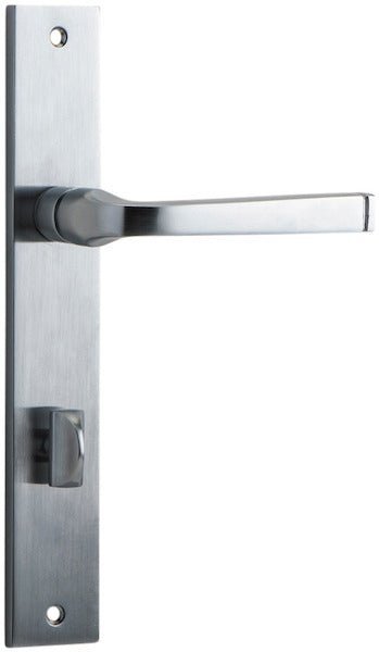 IVER Annecy Solid Brass Rectangular Door Handle – Multiple Finishes Available - Entry - Point - 12208P85 - Iver