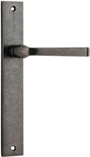 IVER Annecy Solid Brass Rectangular Door Handle – Multiple Finishes Available - Entry - Point - 13708 - Iver