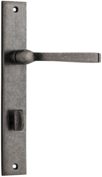 IVER Annecy Solid Brass Rectangular Door Handle – Multiple Finishes Available - Entry - Point - 13708P85 - Iver