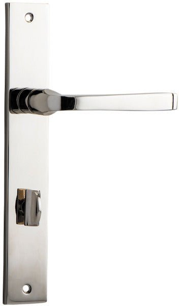IVER Annecy Solid Brass Rectangular Door Handle – Multiple Finishes Available - Entry - Point - 14208P85 - Iver