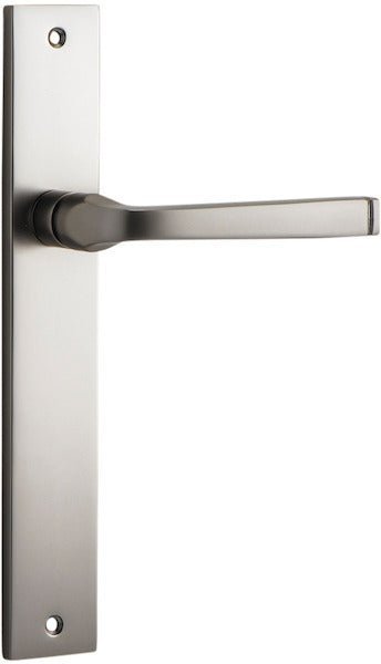 IVER Annecy Solid Brass Rectangular Door Handle – Multiple Finishes Available - Entry - Point - 14708 - Iver