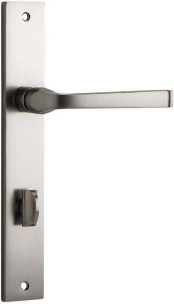 IVER Annecy Solid Brass Rectangular Door Handle – Multiple Finishes Available - Entry - Point - 14708P85 - Iver