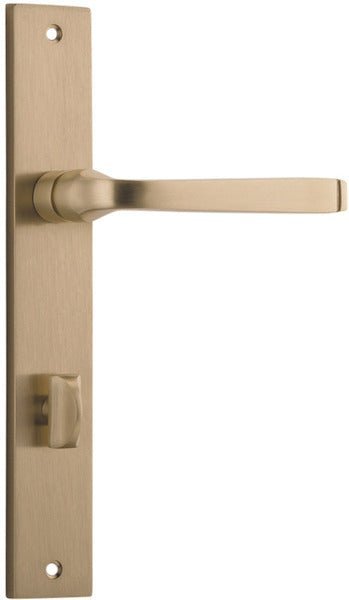 IVER Annecy Solid Brass Rectangular Door Handle – Multiple Finishes Available - Entry - Point - 15708P85 - Iver