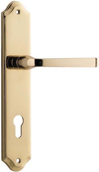 IVER Annecy Solid Brass Shouldered Door Handle – Multiple Finishes Available - Entry - Point - 10220E85 - Iver