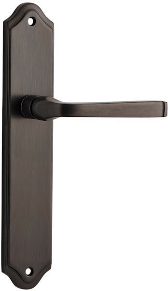 IVER Annecy Solid Brass Shouldered Door Handle – Multiple Finishes Available - Entry - Point - 10720 - Iver