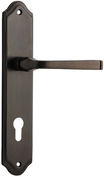 IVER Annecy Solid Brass Shouldered Door Handle – Multiple Finishes Available - Entry - Point - 10720E85 - Iver