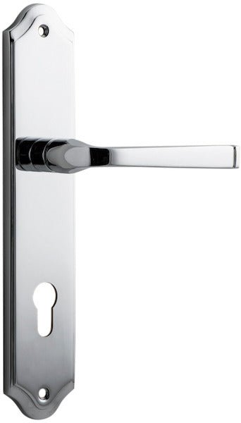 IVER Annecy Solid Brass Shouldered Door Handle – Multiple Finishes Available - Entry - Point - 11720E85 - Iver