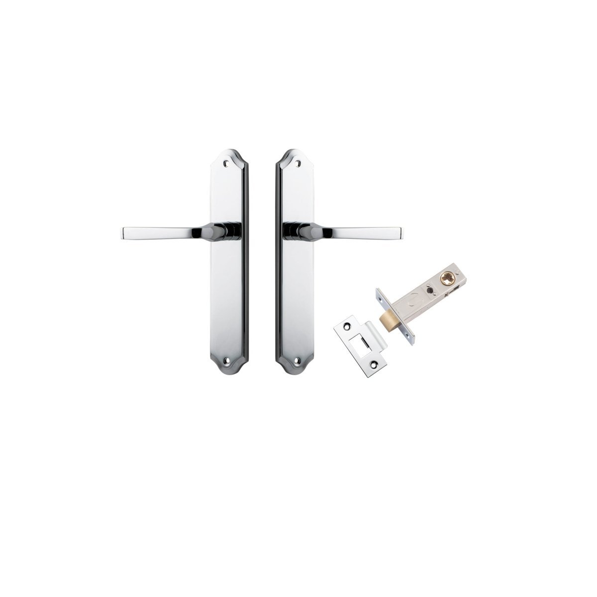 IVER Annecy Solid Brass Shouldered Door Handle – Multiple Finishes Available - Entry - Point - 11720KPASS60 - Iver