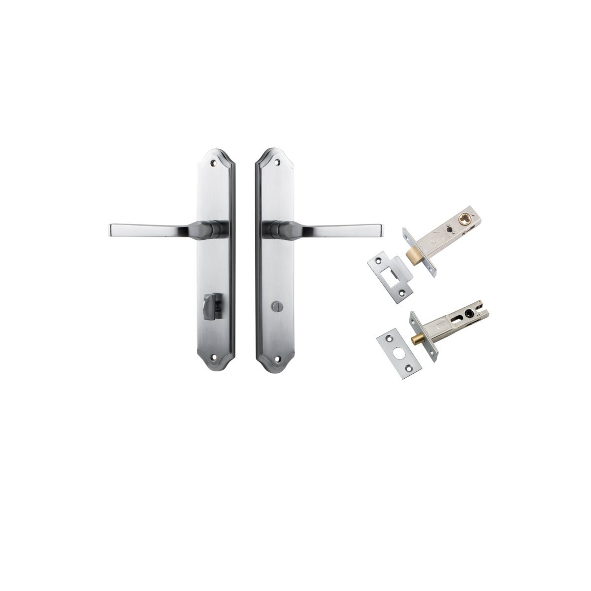IVER Annecy Solid Brass Shouldered Door Handle – Multiple Finishes Available - Entry - Point - 12220KPRIV60 - Iver