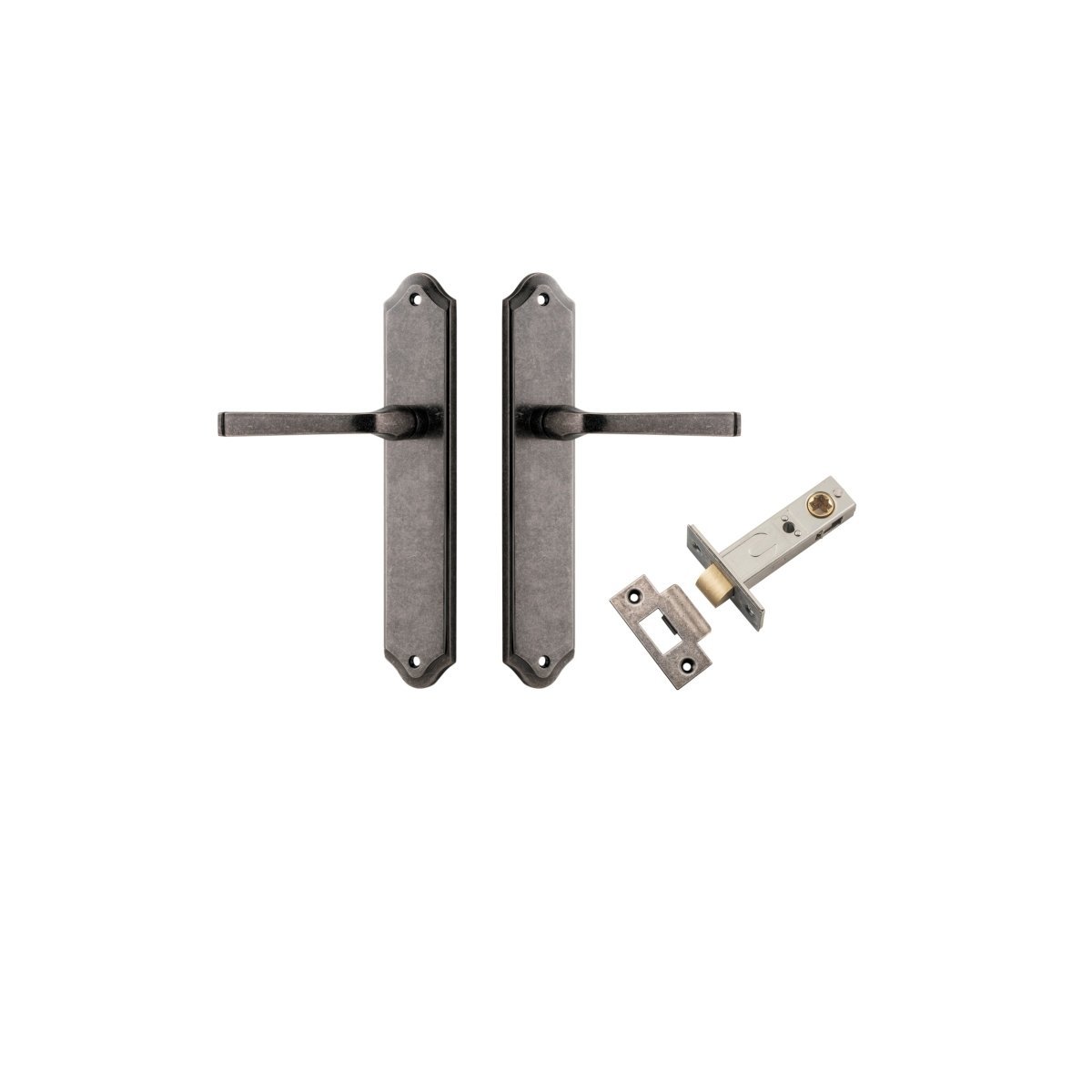 IVER Annecy Solid Brass Shouldered Door Handle – Multiple Finishes Available - Entry - Point - 13720KPASS60 - Iver