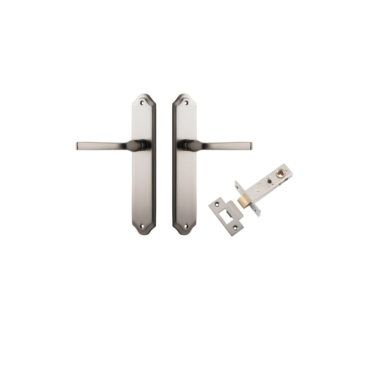 IVER Annecy Solid Brass Shouldered Door Handle – Multiple Finishes Available - Entry - Point - 14720KPASS60 - Iver