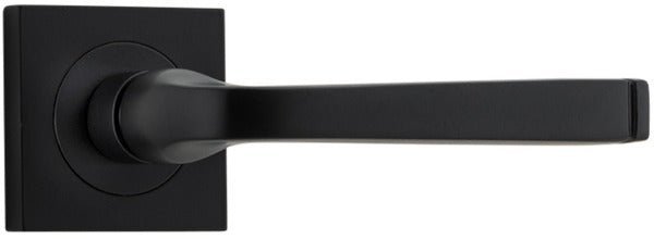 IVER Annecy Solid Brass Square Rose Door Handle – Multiple Finishes Available - Entry - Point - 0393 - Iver