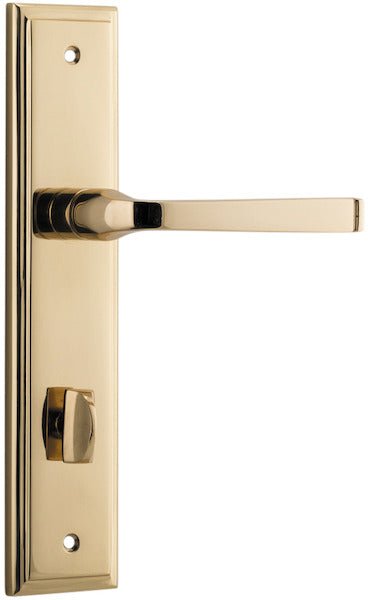 IVER Annecy Solid Brass Stepped Door Handle – Multiple Finishes Available - Entry - Point - 10244P85 - Iver