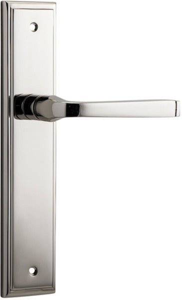 IVER Annecy Solid Brass Stepped Door Handle – Multiple Finishes Available - Entry - Point - 14244 - Iver