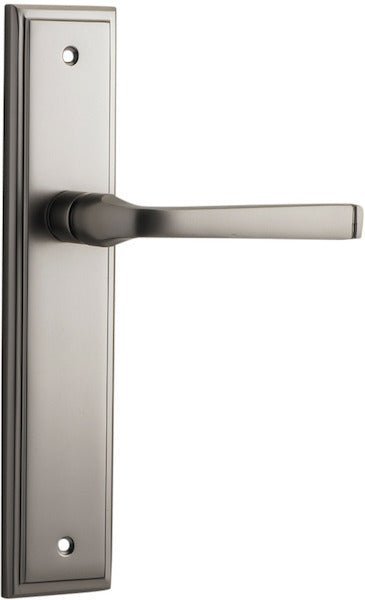 IVER Annecy Solid Brass Stepped Door Handle – Multiple Finishes Available - Entry - Point - 14744 - Iver
