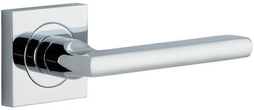 IVER Baltimore Solid Brass Square Rose Door Handle – Multiple Finishes Available - Entry - Point - 0274 - Iver