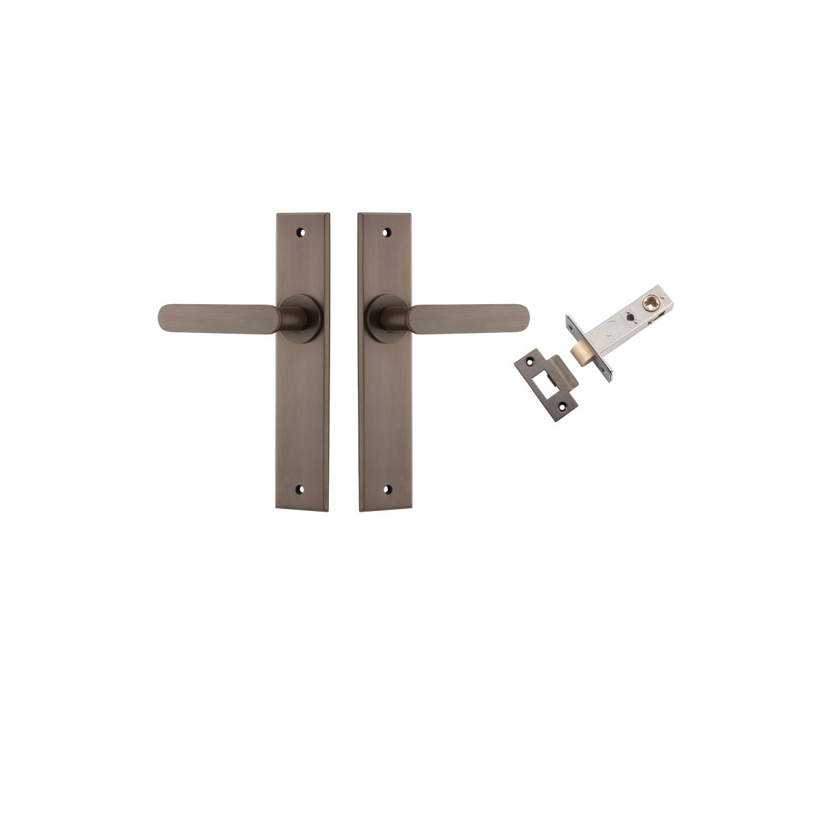 IVER Bronte Lever on Chamfered Backplate – Multiple Finishes Available - Entry - Point - 10784KPASS60 - Iver