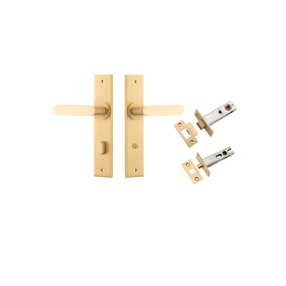 IVER Bronte Lever on Chamfered Backplate – Multiple Finishes Available - Entry - Point - 15284KPRIV60 - Iver