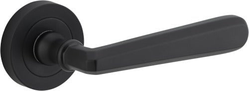 IVER Copenhagen Solid Brass Round Rose Door Handle – Multiple Finishes Available - Entry - Point - 20803 - Iver