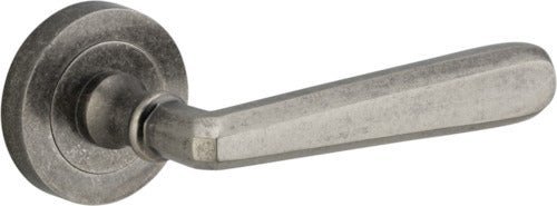 IVER Copenhagen Solid Brass Round Rose Door Handle – Multiple Finishes Available - Entry - Point - 20807 - Iver