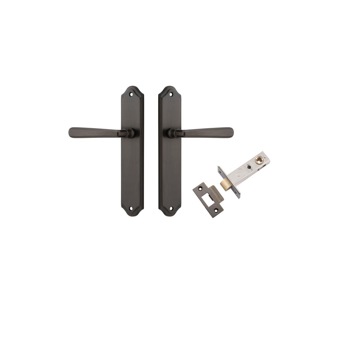 IVER Copenhagen Solid Brass Shouldered Door Handle – Multiple Finishes Available - Entry - Point - 10874KPASS60 - Iver