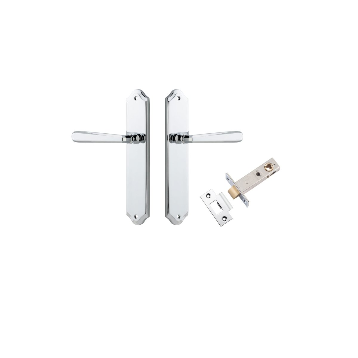 IVER Copenhagen Solid Brass Shouldered Door Handle – Multiple Finishes Available - Entry - Point - 11874KPASS60 - Iver
