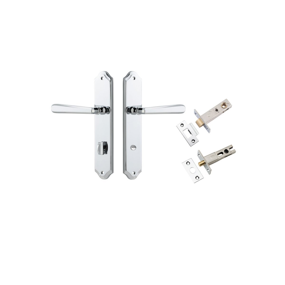 IVER Copenhagen Solid Brass Shouldered Door Handle – Multiple Finishes Available - Entry - Point - 11874KPRIV60 - Iver
